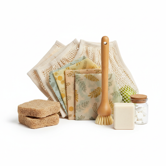 Zero-Waste Kitchen Starter Box with eco-friendly kitchen essentials